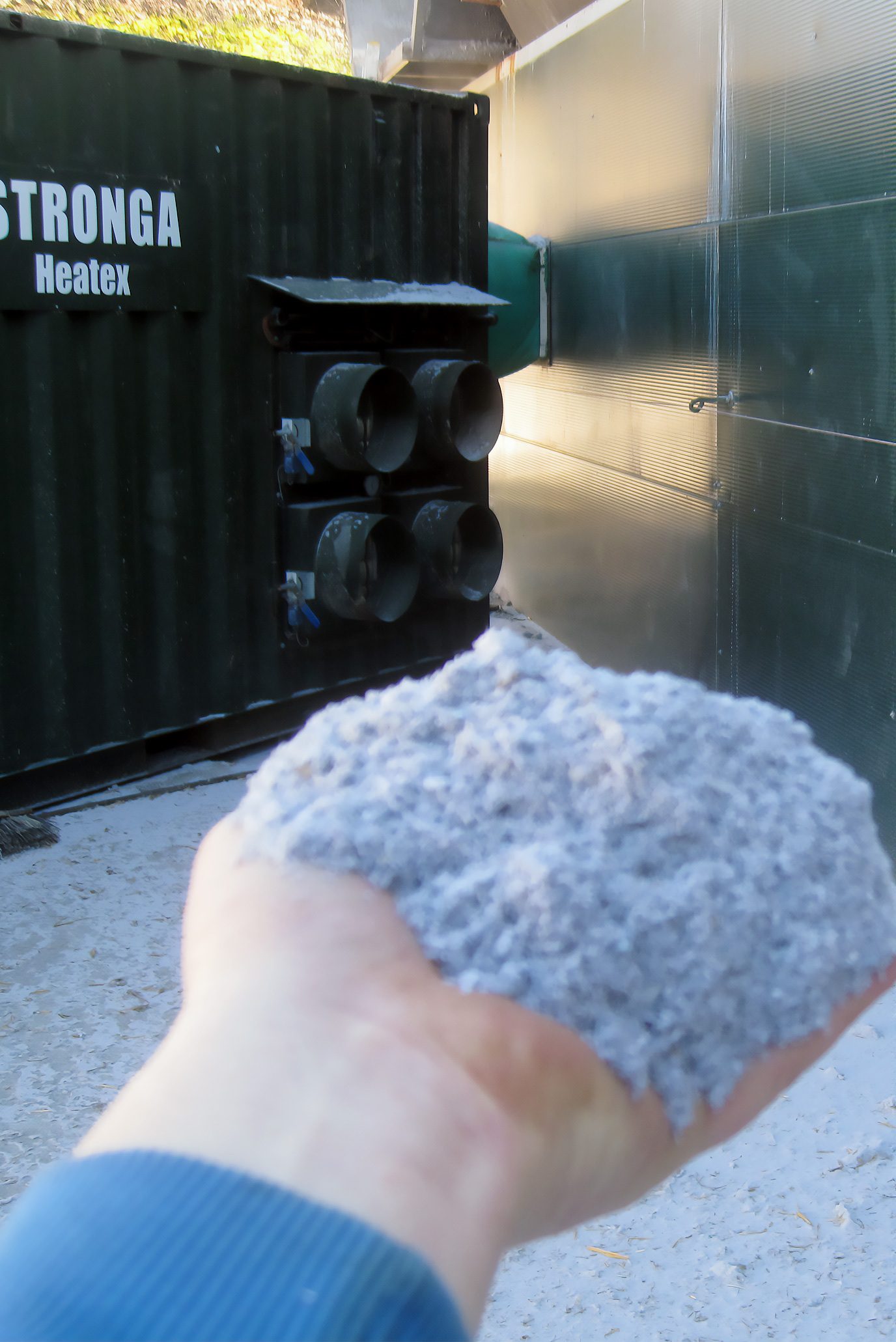 FlowDrya FD17 drying paper pulp in Wales